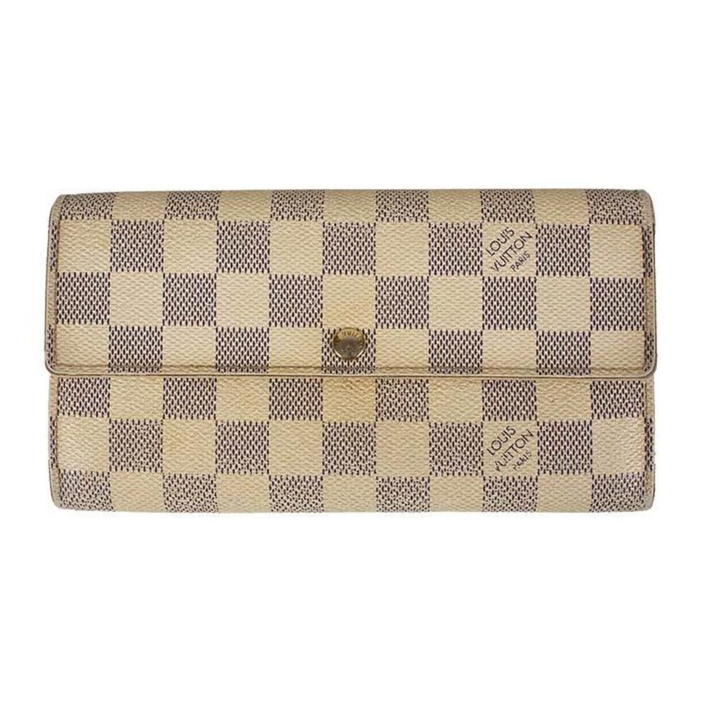 Louis Vuitton Damier Azur Long Wallet Handbag